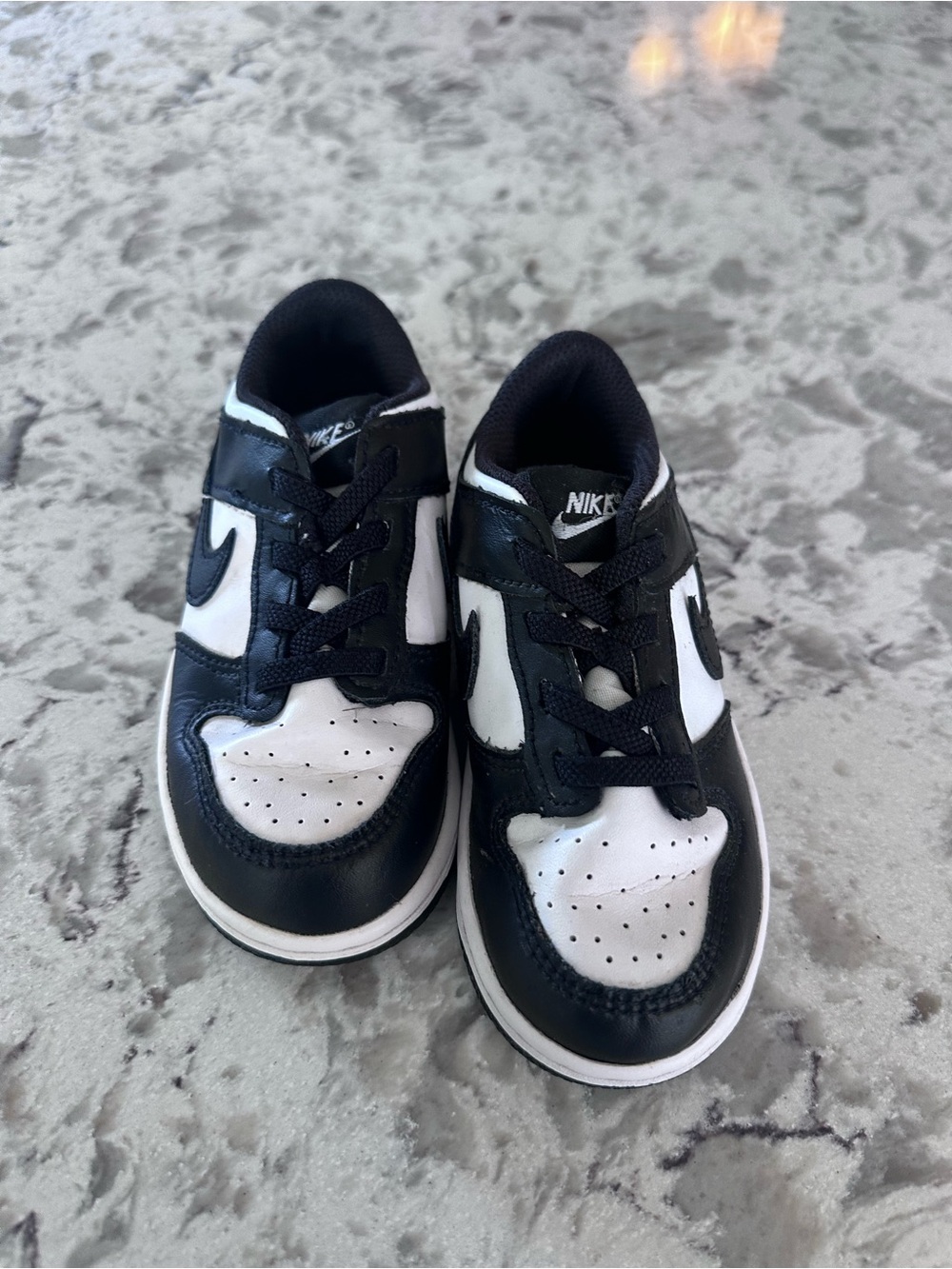 Nike Dunk Low Panda (TD) - Toddler Size 9C- CW1589-100